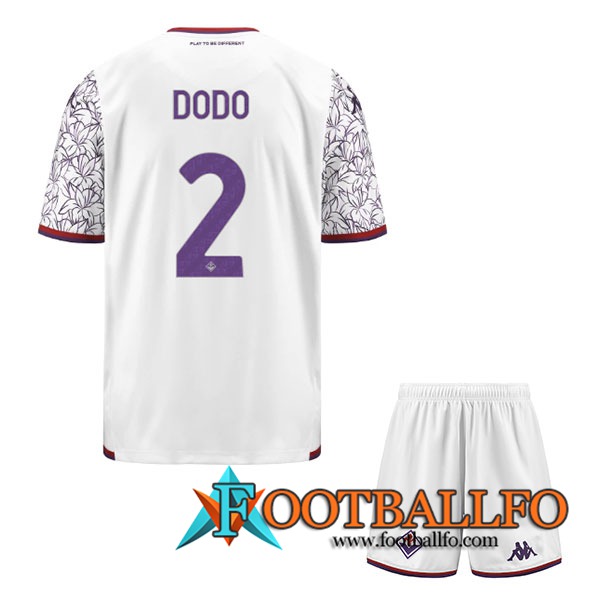 Camisetas De Futbol ACF Fiorentina (DODO #2) Ninos 2023/2024 Segunda