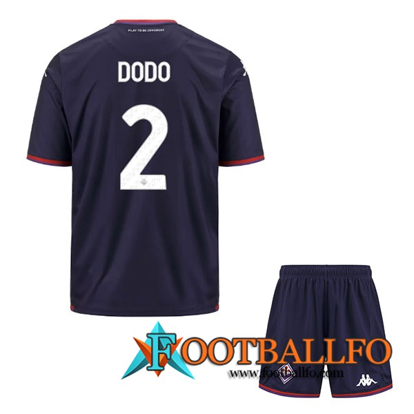 Camisetas De Futbol ACF Fiorentina (DODO #2) Ninos 2023/2024 Tercera