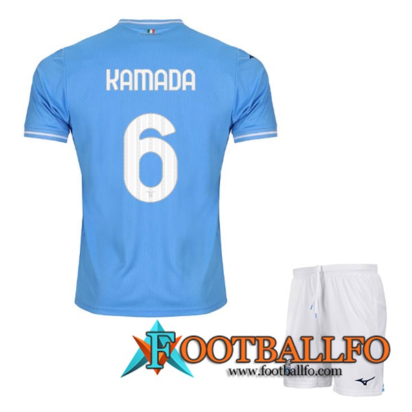 Camisetas De Futbol SS Lazio (KAMADA #6) Ninos 2023/2024 Primera