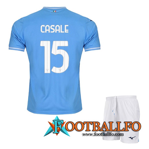 Camisetas De Futbol SS Lazio (CASALE #15) Ninos 2023/2024 Primera