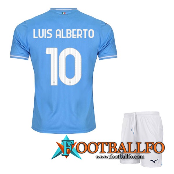 Camisetas De Futbol SS Lazio (LUIS ALBERTO #10) Ninos 2023/2024 Primera