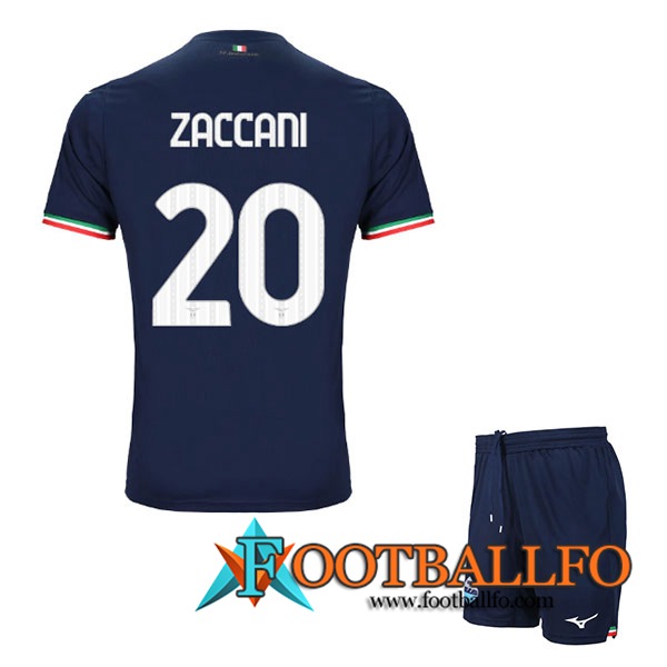 Camisetas De Futbol SS Lazio (ZACCAGNI #20) Ninos 2023/2024 Segunda