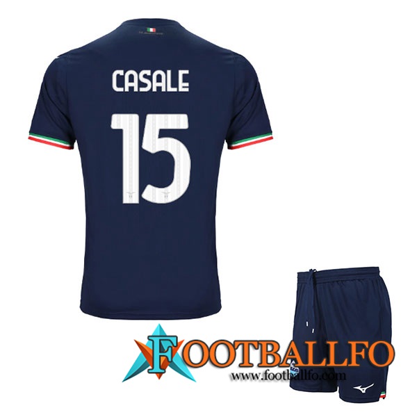 Camisetas De Futbol SS Lazio (CASALE #15) Ninos 2023/2024 Segunda