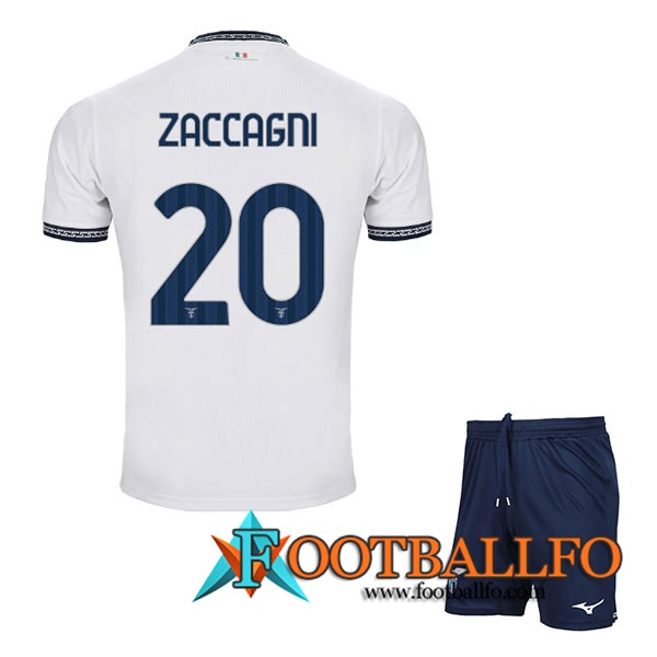 Camisetas De Futbol SS Lazio (ZACCAGNI #20) Ninos 2023/2024 Tercera
