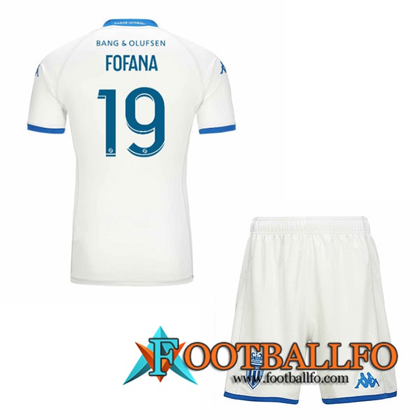 Camisetas De Futbol AS Monaco (FOFANA #19) Ninos 2023/2024 Tercera