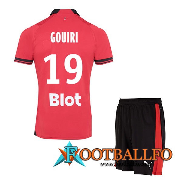Camisetas De Futbol Stade Rennais (GOUIRI #19) Ninos 2023/2024 Primera