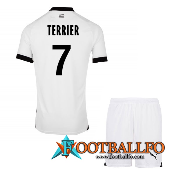 Camisetas De Futbol Stade Rennais (TERRIER #7) Ninos 2023/2024 Segunda