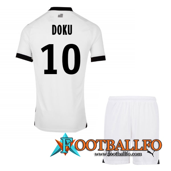 Camisetas De Futbol Stade Rennais (DOKU #10) Ninos 2023/2024 Segunda