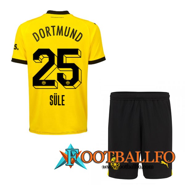 Camisetas De Futbol Dortmund BVB (SÜLE #25) Ninos 2023/2024 Primera