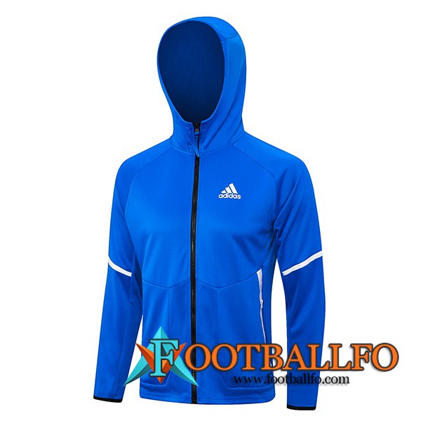 Chaqueta Con Capucha Adidas Azul 2023/2024
