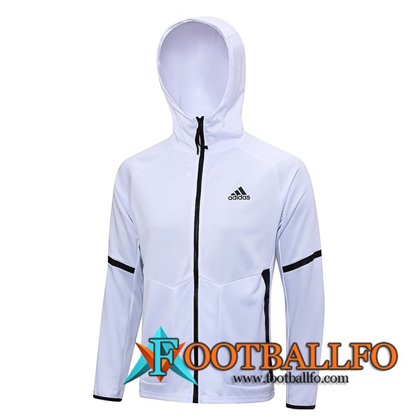 Chaqueta Con Capucha Adidas Blanco 2023/2024