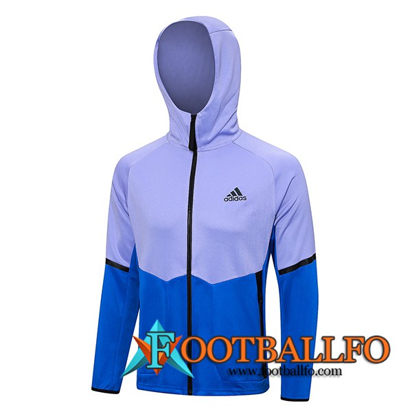 Chaqueta Con Capucha Adidas Azul/Violeta 2023/2024