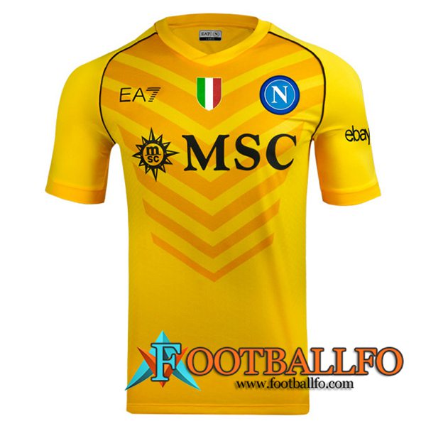 Camisetas De Futbol SSC Napoli Amarillo 2023/2024