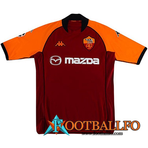 Camisetas De Futbol AS Roma Retro Primera 2002/2003