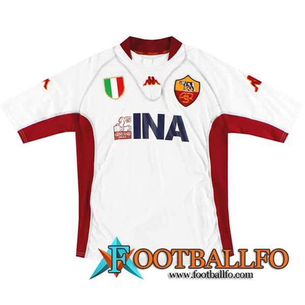 Camisetas De Futbol AS Roma Retro Segunda 2001/2002