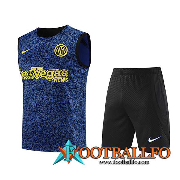 Camiseta Entrenamiento sin mangas + Cortos Inter Milan Azul marino 2023/2024