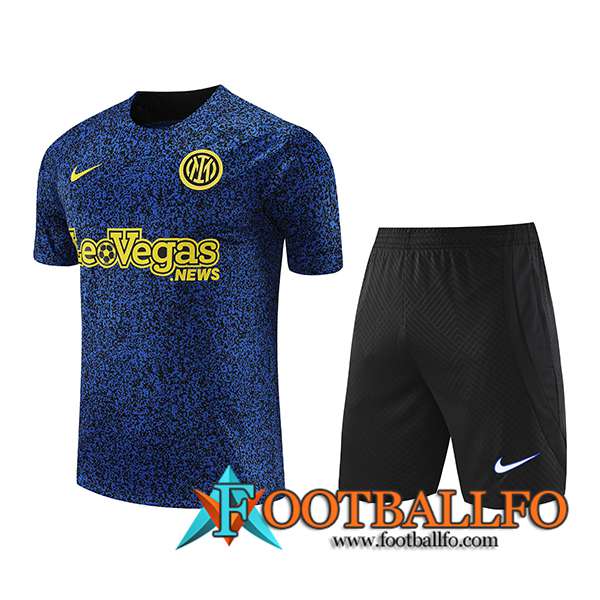 Camiseta Entrenamiento + Cortos Inter Milan Azul marino 2023/2024