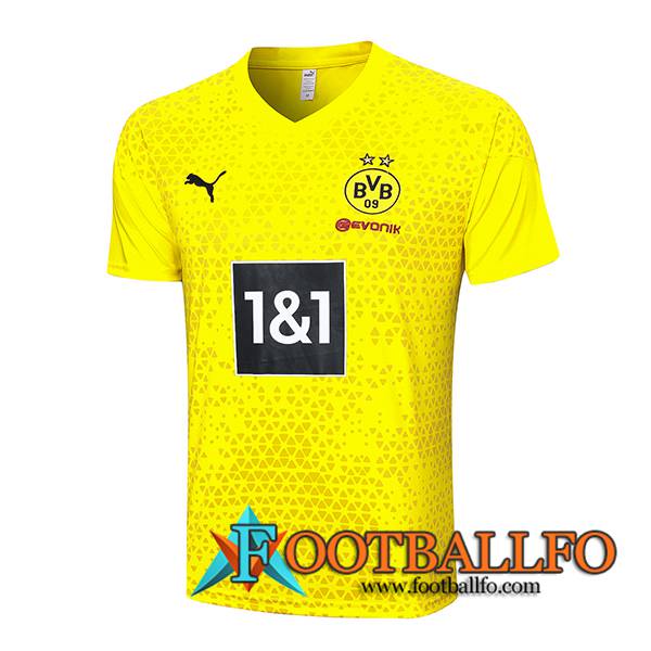 Camiseta Entrenamiento Dortmund Amarillo 2023/2024 -02