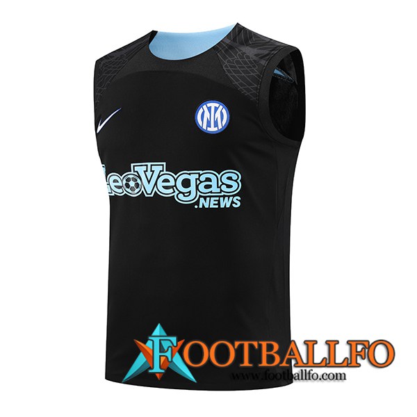 Chalecos De Futbol Inter Milan Negro 2023/2024 -02