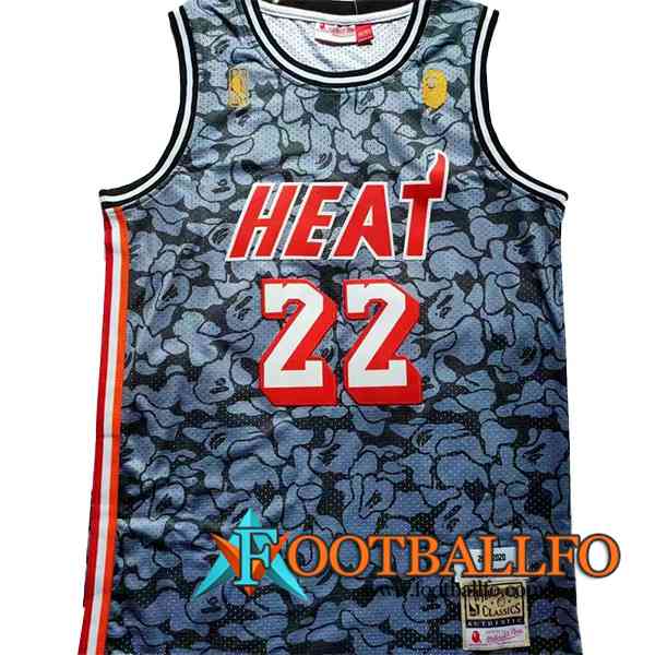 Camisetas De Futbol Miami Heat (BUTLER #22) 2023/24 Azul/Negro