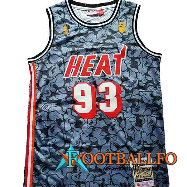 Camisetas De Futbol Miami Heat (BAPE #93) 2023/24 Azul/Negro