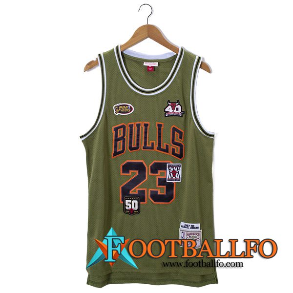 Camisetas De Futbol Chicago Bulls (JORDAN #23) 2023/24 Verde