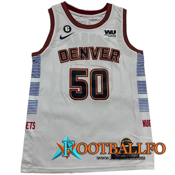 Camisetas De Futbol Denver Nuggets (GORDAN #50) 2023/24 Blanco
