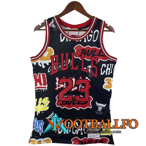 Camisetas De Futbol Chicago Bulls (JORDAN #23) 2023/24 Negro -08