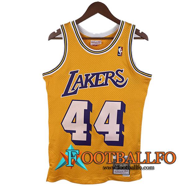 Camisetas De Futbol Los Angeles Lakers (WEST #44) 2023/24 Amarillo