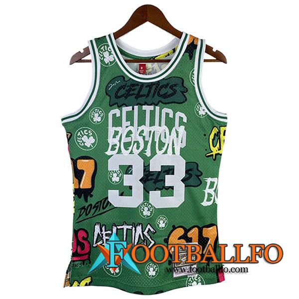 Camisetas De Futbol Boston Celtics (BIRD #33) 2023/24 Verde