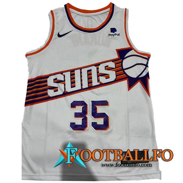 Camisetas De Futbol Phoenix Suns (DURANT #35) 2023/24 Blanco