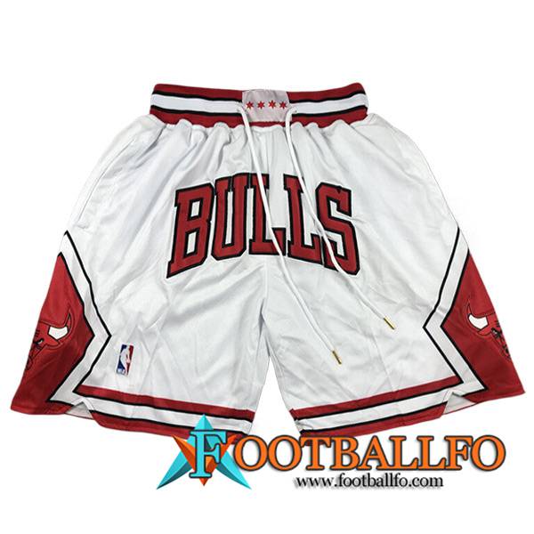 Cortos NBA Chicago Bulls 2023/24 Blanco