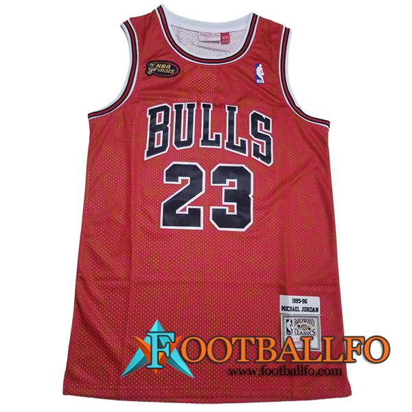 Camisetas De Futbol Chicago Bulls (JORDAN #23) 2023/24 Rojo -05