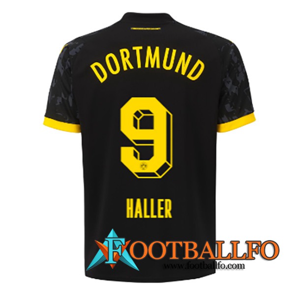Camisetas De Futbol Dortmund BVB (HALLER #9) 2023/2024 Segunda