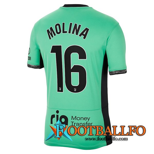 Camisetas De Futbol Atletico Madrid (NAHUEL MOLINA #16) 2023/2024 Primera