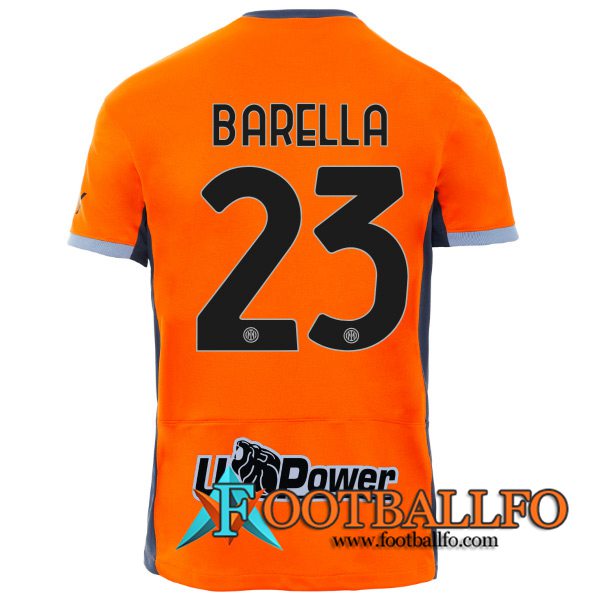 Camisetas De Futbol Inter Milan (BARELLA #23) 2023/2024 Tercera