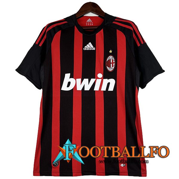 Camisetas De Futbol AC Milan Retro Primera 2008/2009