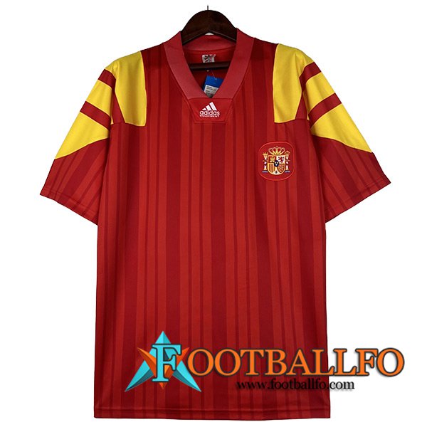 Camisetas De Futbol España Retro Primera 1992/1994