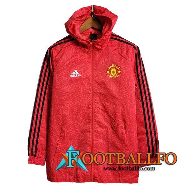 Rompevientos Manchester United Rojo 2023/2024 -03