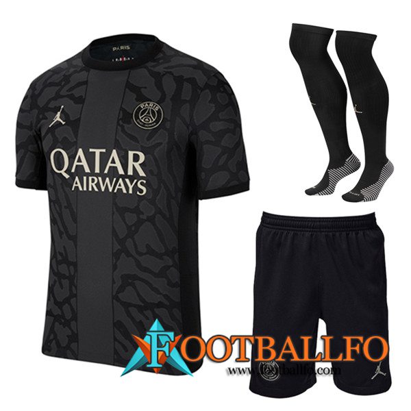 Camisetas Futbol PSG Tercera (Cortos + Calcetines) 2023/2024