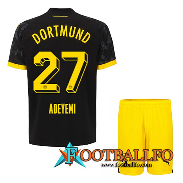 Camisetas De Futbol Dortmund BVB (ADEYEMI #27) Ninoss 2023/2024 Segunda
