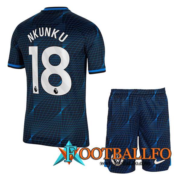 Camisetas De Futbol Chelsea (NKUNKU #18) Ninoss 2023/2024 Segunda