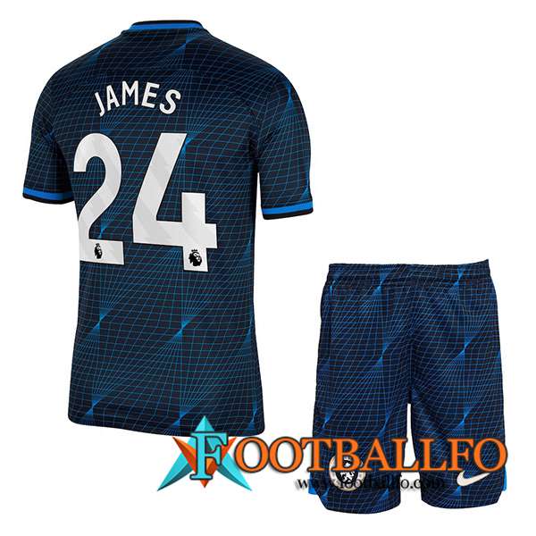 Camisetas De Futbol Chelsea (JAMES #24) Ninoss 2023/2024 Segunda