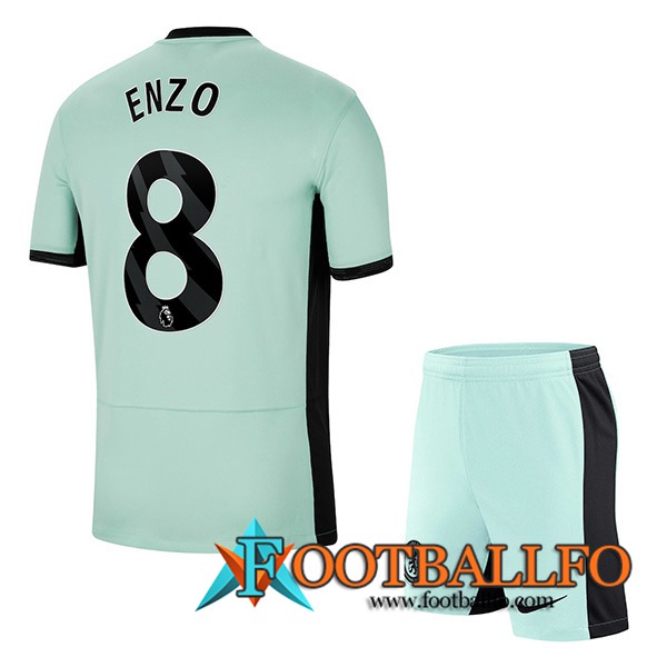 Camisetas De Futbol Chelsea (ENZO #8) Ninoss 2023/2024 Tercera