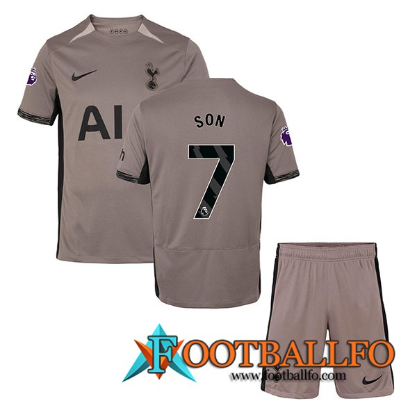 Camisetas De Futbol Tottenham Hotspur (SON #7) Ninoss 2023/2024 Tercera