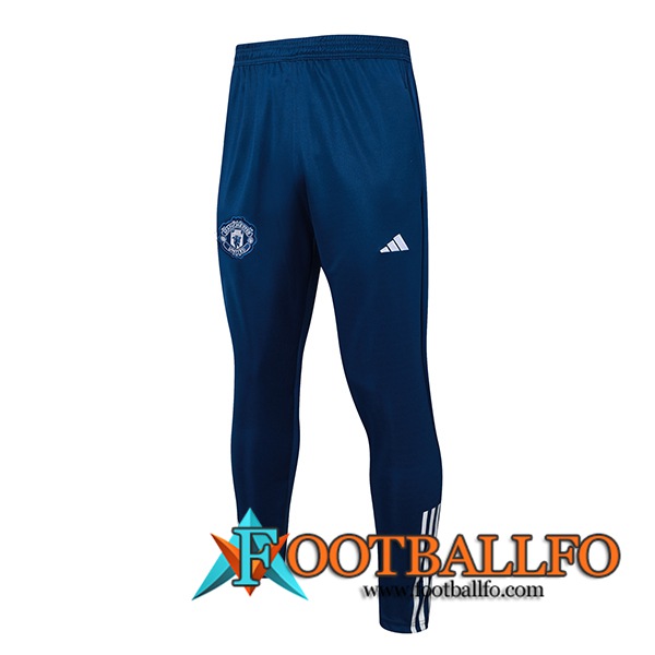 Pantalon Entrenamiento Manchester United Azul 2023/2024