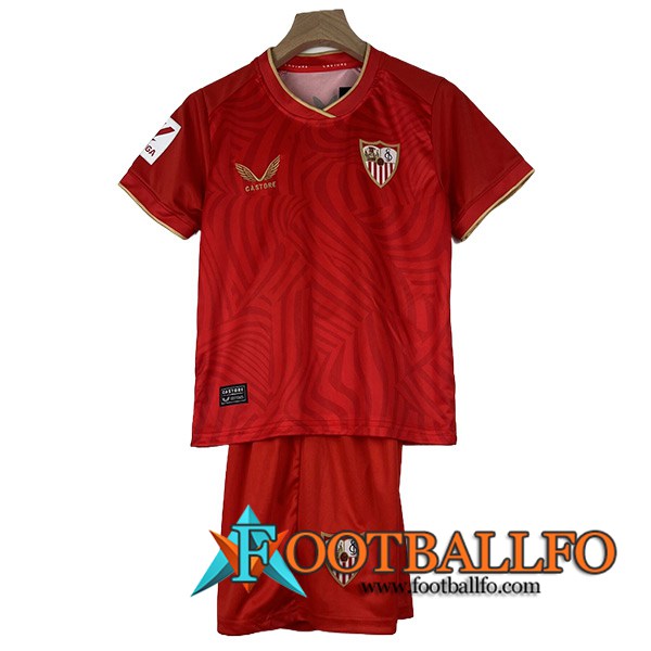 Camisetas De Futbol Sevilla FC Ninos Segunda 2023/2024