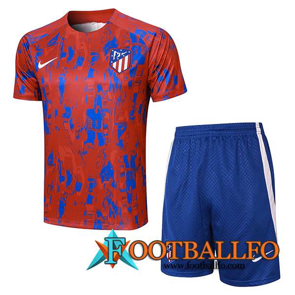 Camiseta Entrenamiento + Cortos Atletico Madrid Gris 2023/2024