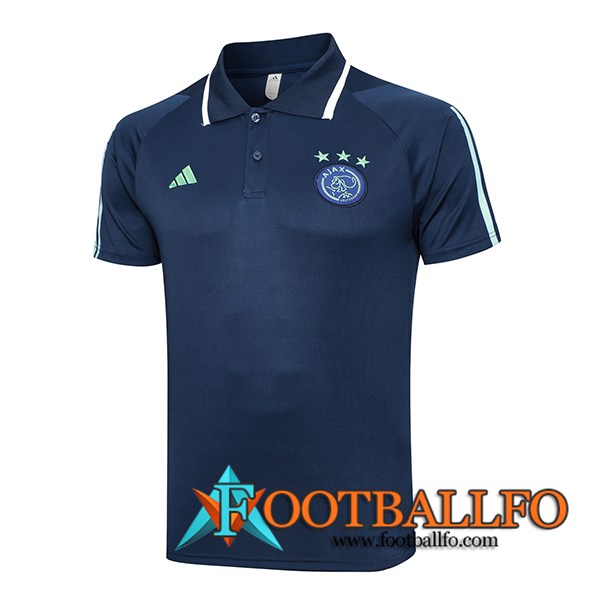 Camiseta Polo Ajax Azul marino 2023/2024