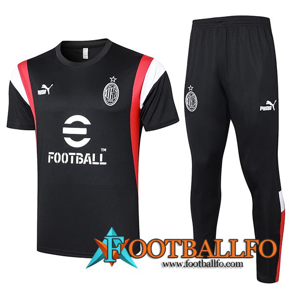 Camiseta Polo AC Milan Negro 2023/2024 -02